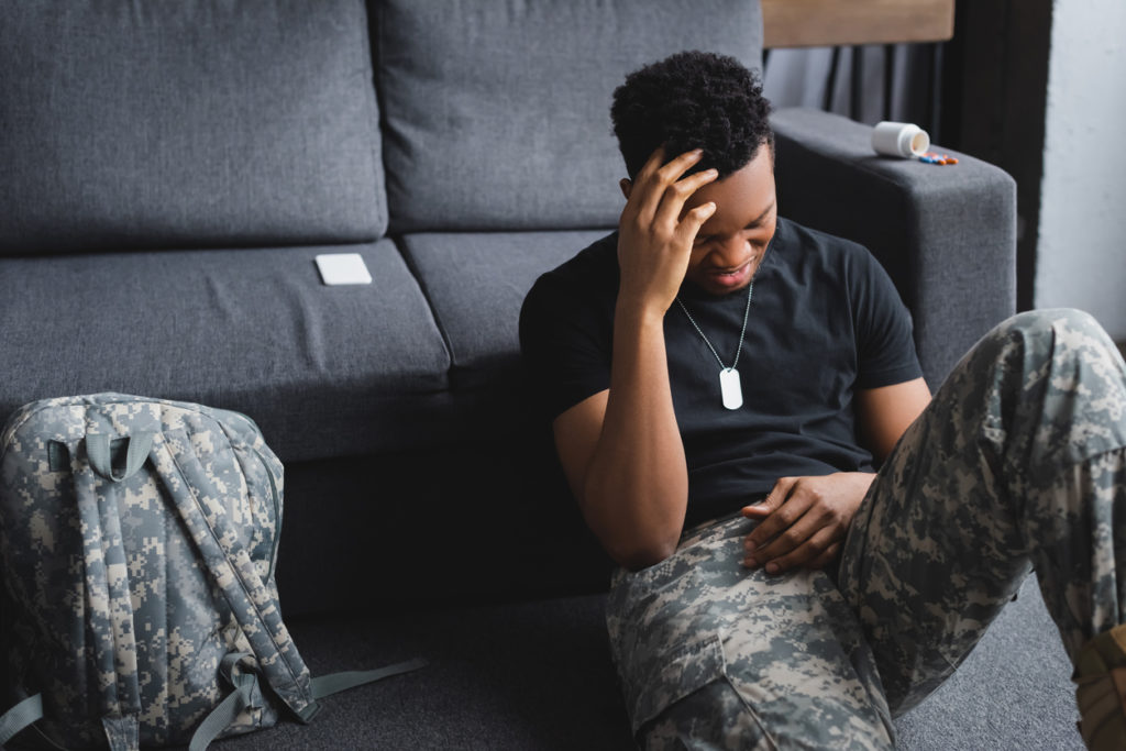 Army veteran struggling with PTSD