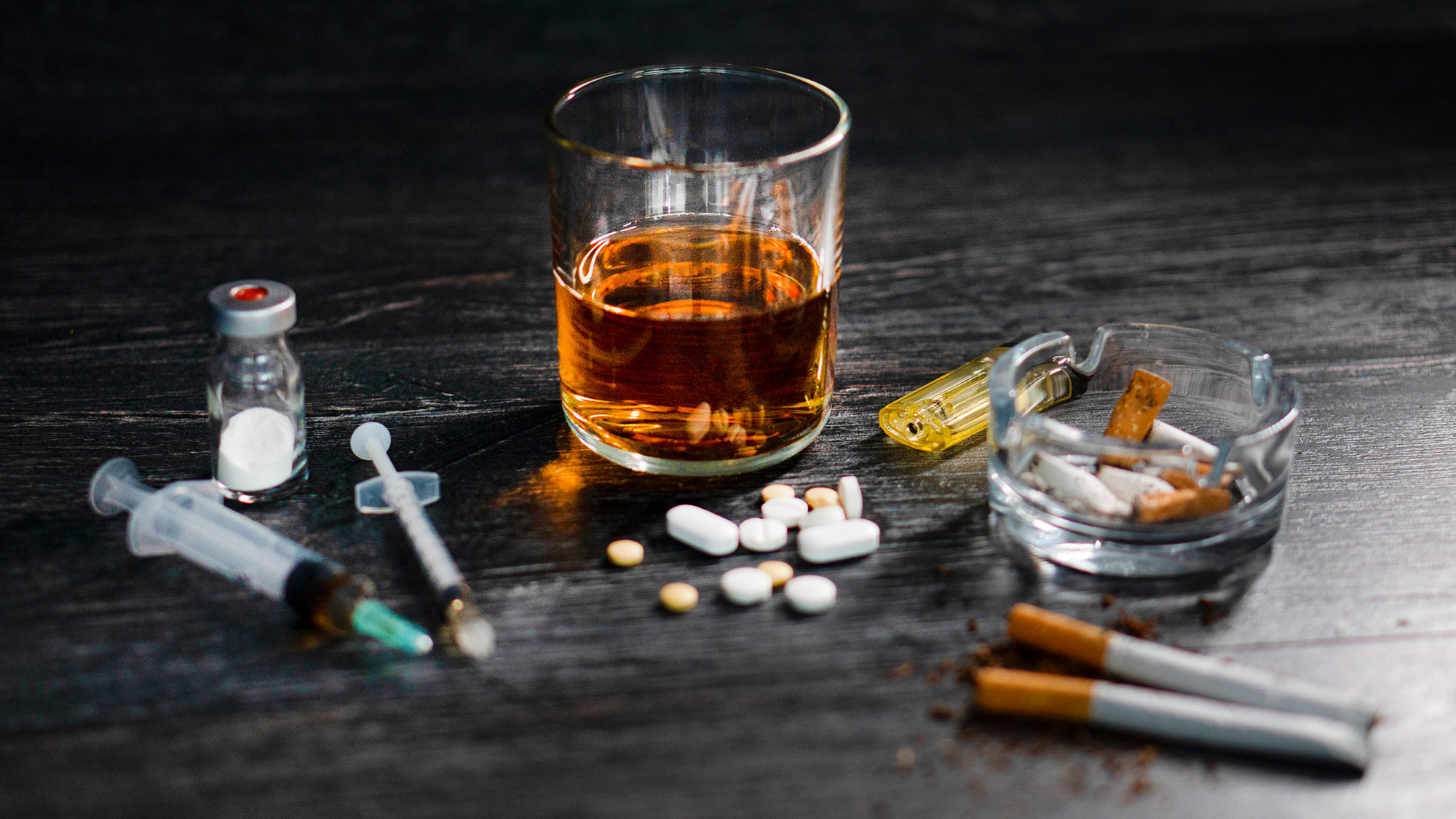 Misery, Self-Medicine and Substance addiction